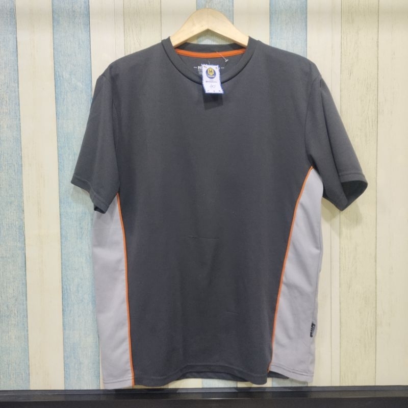 เสื้อยืดเจอร์ซีย์ NSports Plain Grey - เสื้อยืดมือสอง