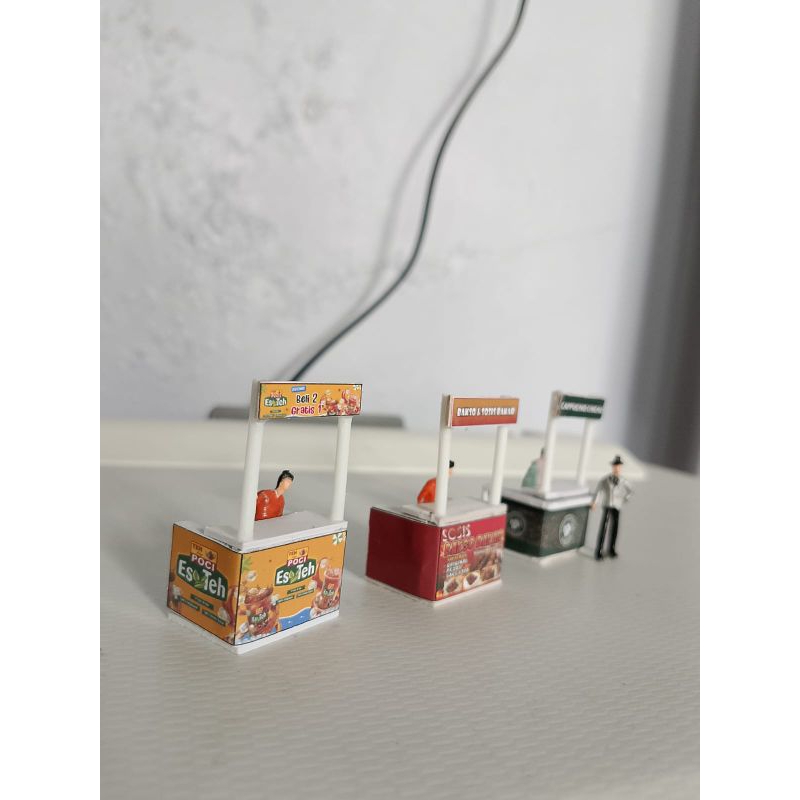 DIORAMA / MINIATURE STAND BOOTH CUSTOM FULL PVC BOARD MATERIAL