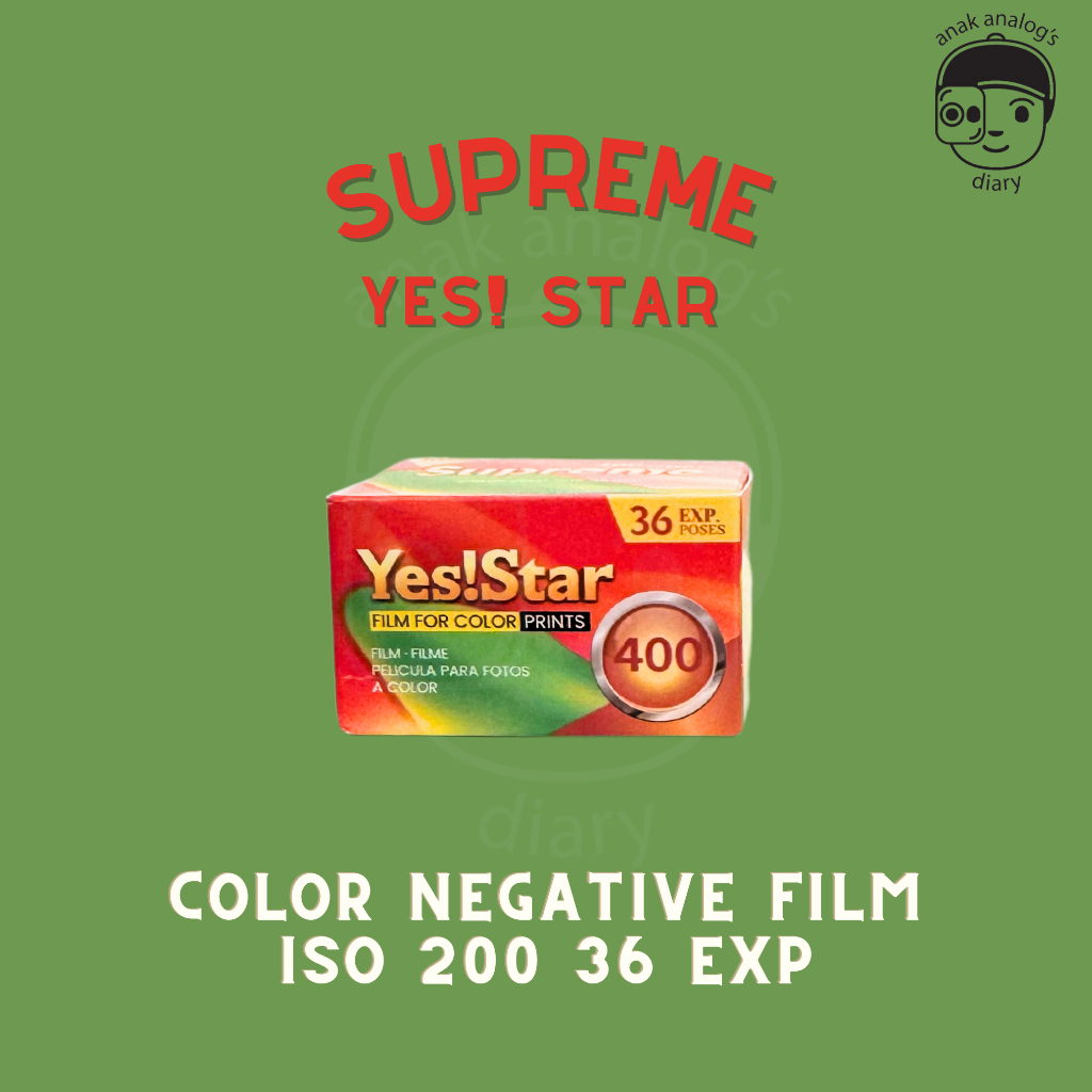 ใช่!Star 400 Roll Film 35mm ISO 400 36exp Color Negative Film