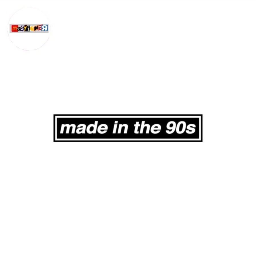 สติ๊กเกอร์ทําสติ๊กเกอร์โลโก้ oasis 90s รุ่น retro 90s