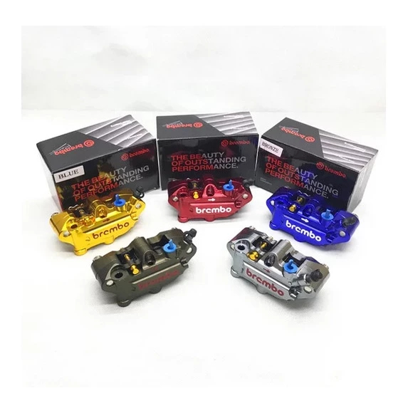 JK Moto - MONOBOLOCK DISC CALIPER 4 PISTON 4P MONO 4 PISTON CNC PREMIUM