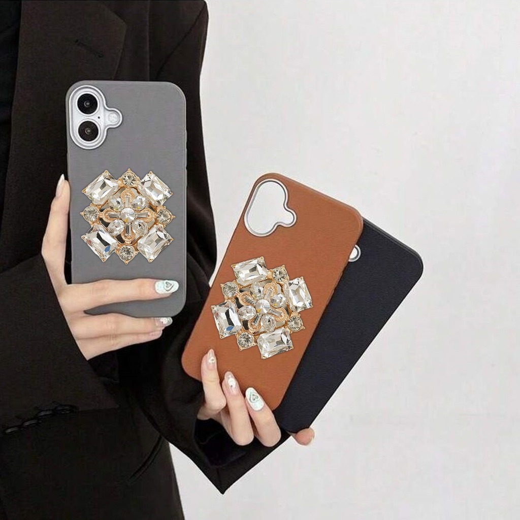 GC182 กรณีปลอกหรูหราหนัง poping ซ็อกเก็ตเพชรสําหรับ Oppo A1 A98 A3 PRO A3 NFC A3X A1K A3S A5 A5S A7 