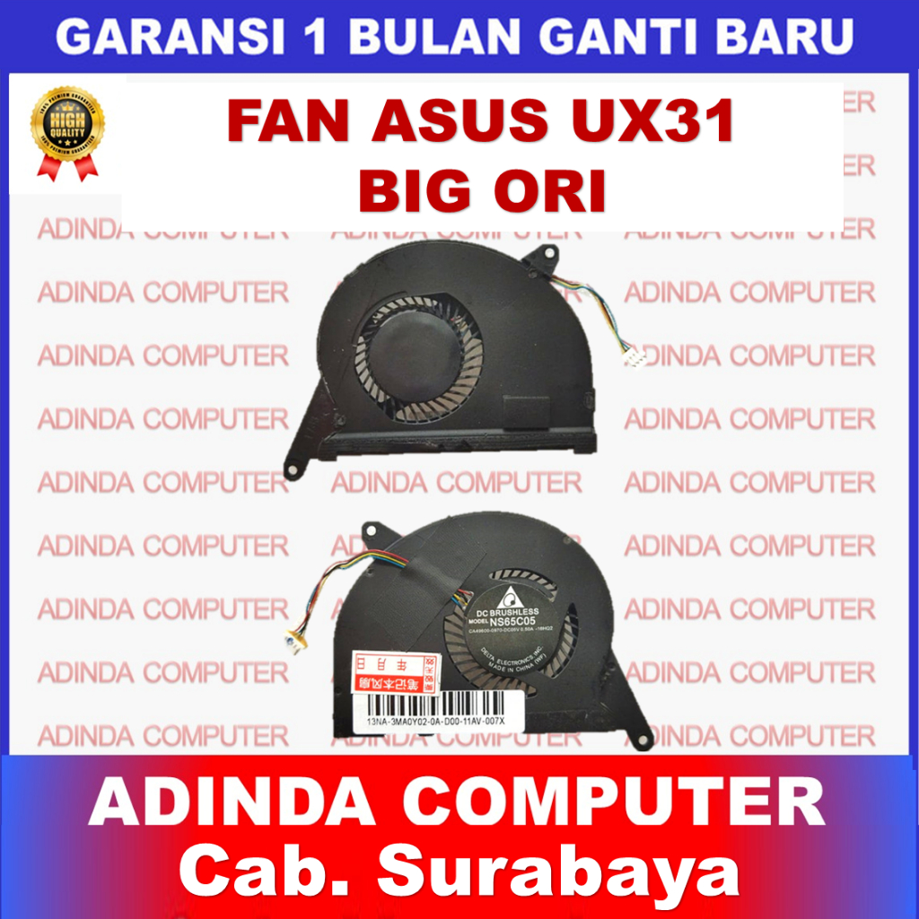 พัดลม Asus Zenbook UX31 UX31A UX31E BIG ORI