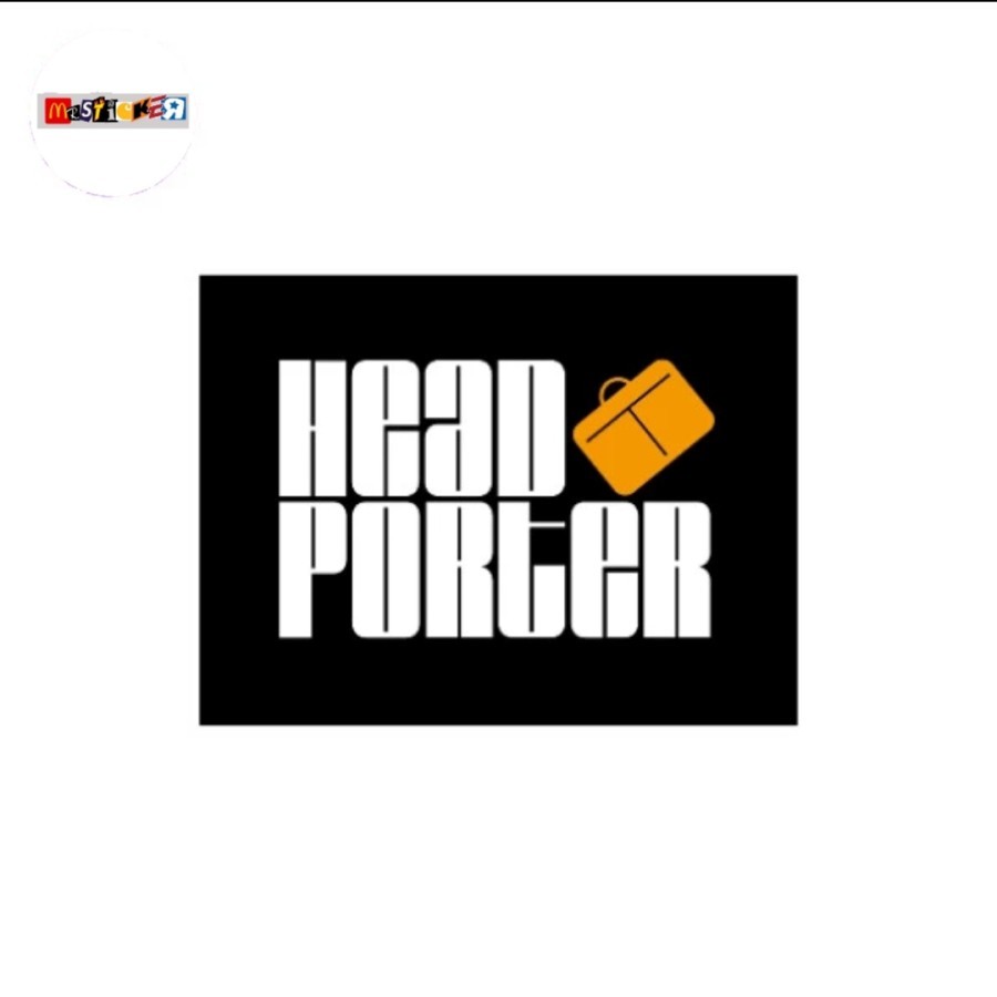 สติ๊กเกอร์ Head Porter yoshida บริษัท tokyo สติ๊กเกอร์โลโก้ญี่ปุ่น