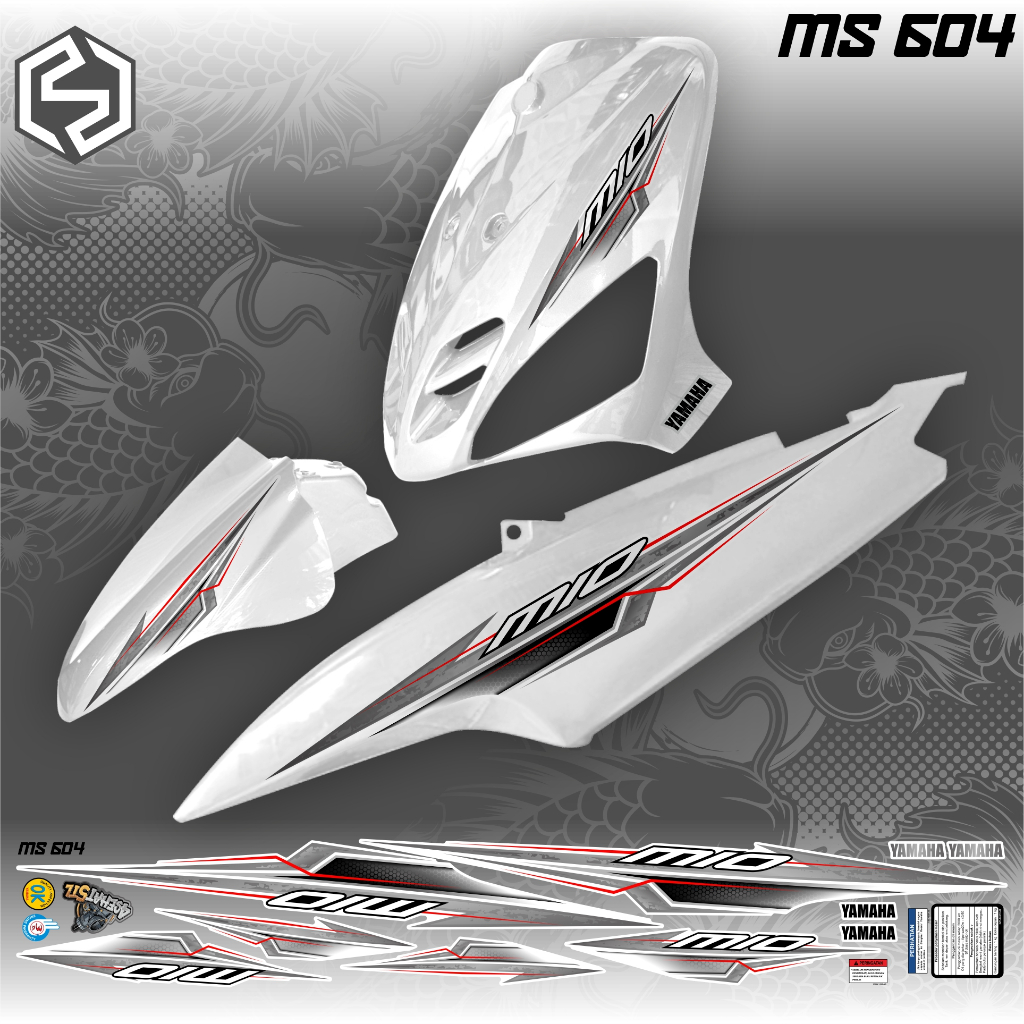 STRIPING MIO SPORTY mio smile graphic variation thailand MS 599 / MS 604