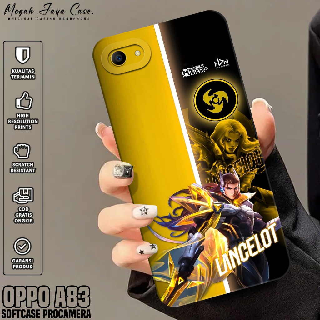 เคสโทรศัพท์ HP Oppo A83 - Oppo A83 Softcase Hero MobilLegend Motif - เคส Oppo A83 - ซิลิโคนโทรศัพท์ 