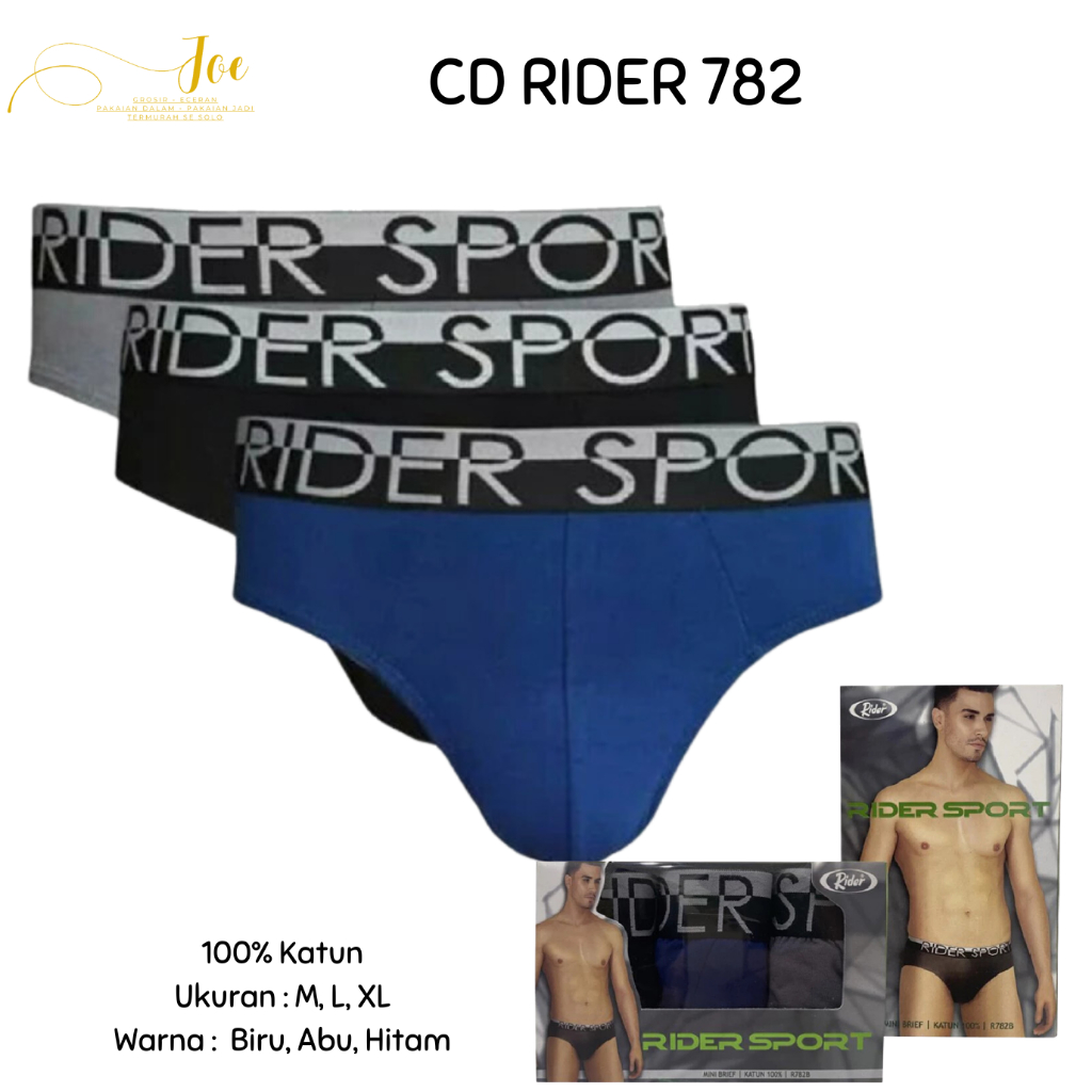 Contents 3 / CD RIDER R782 B Sport หลากสี / กางเกงในชาย 782