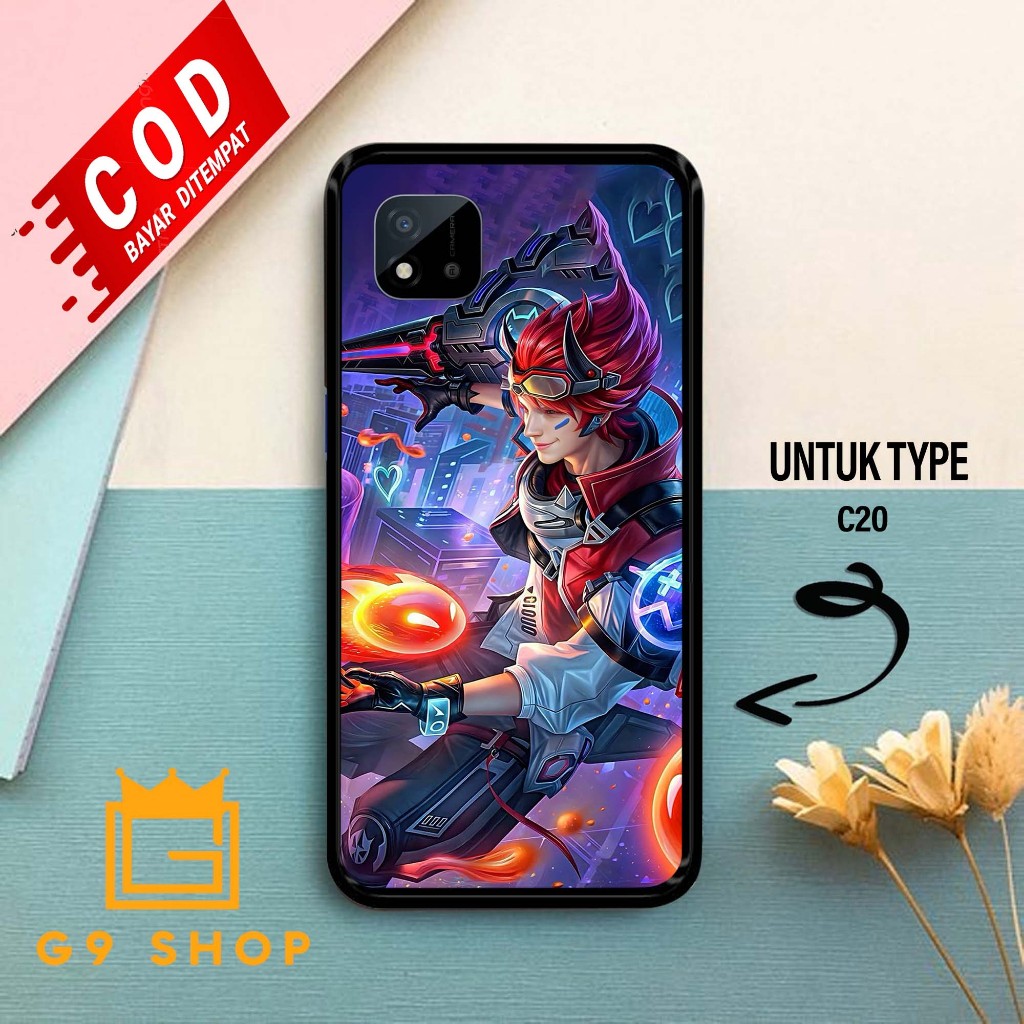 [gnine_case]เคส realme c20-case Glossy-Protective )cas(ml)softcase hp-case hp-casing hp-silikon-soft