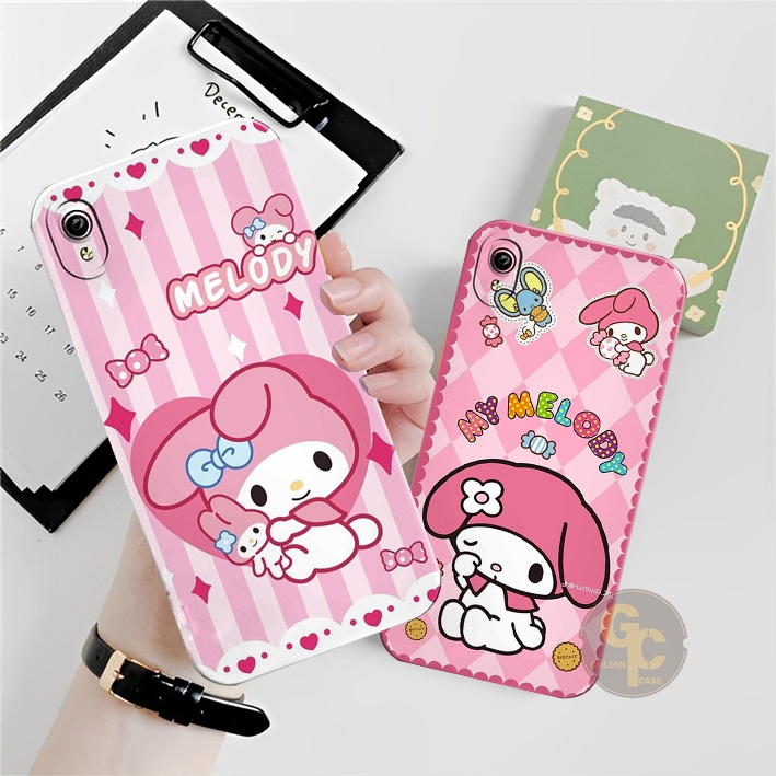 ซิลิโคน VIVO Y91C Y1S Y91 Y71 Y71i Y81 Y83 Y53 Old Cute pink melody Cartoon Motif - เคสน่ารัก - เคสอ