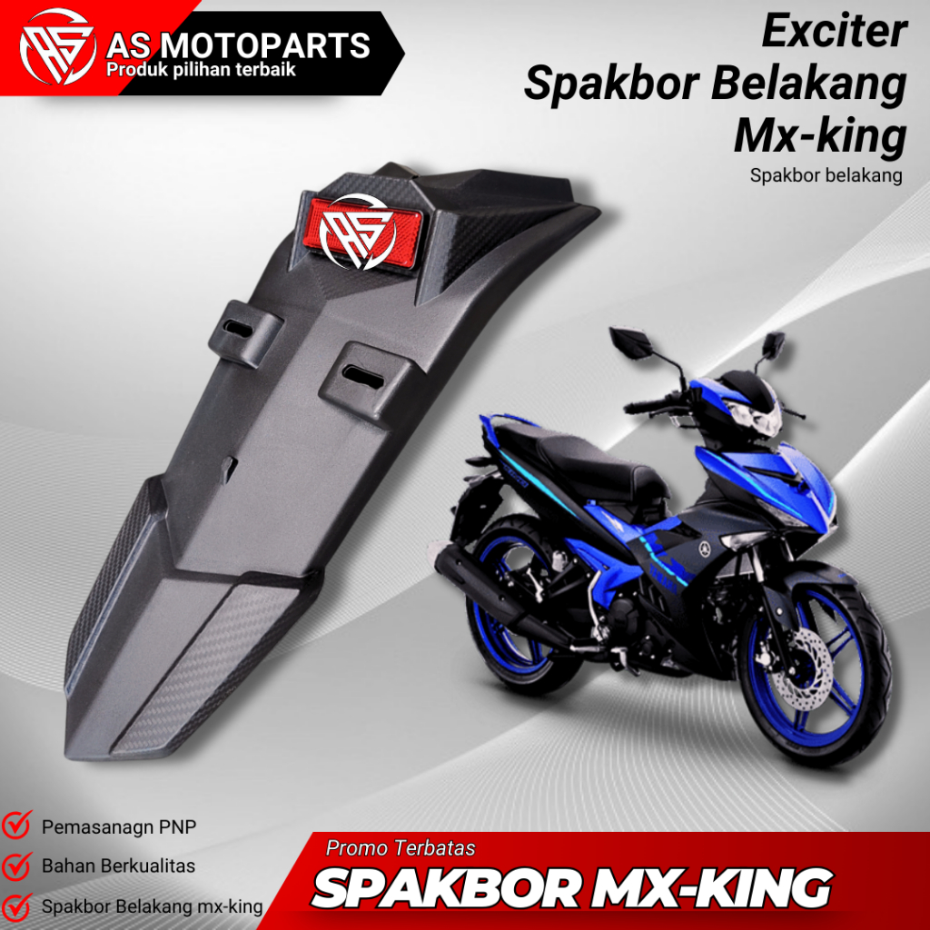 REAR FALCON MX KING SPABOR EXCITER MX KING MOTORCYCLE FENDER MX KING
