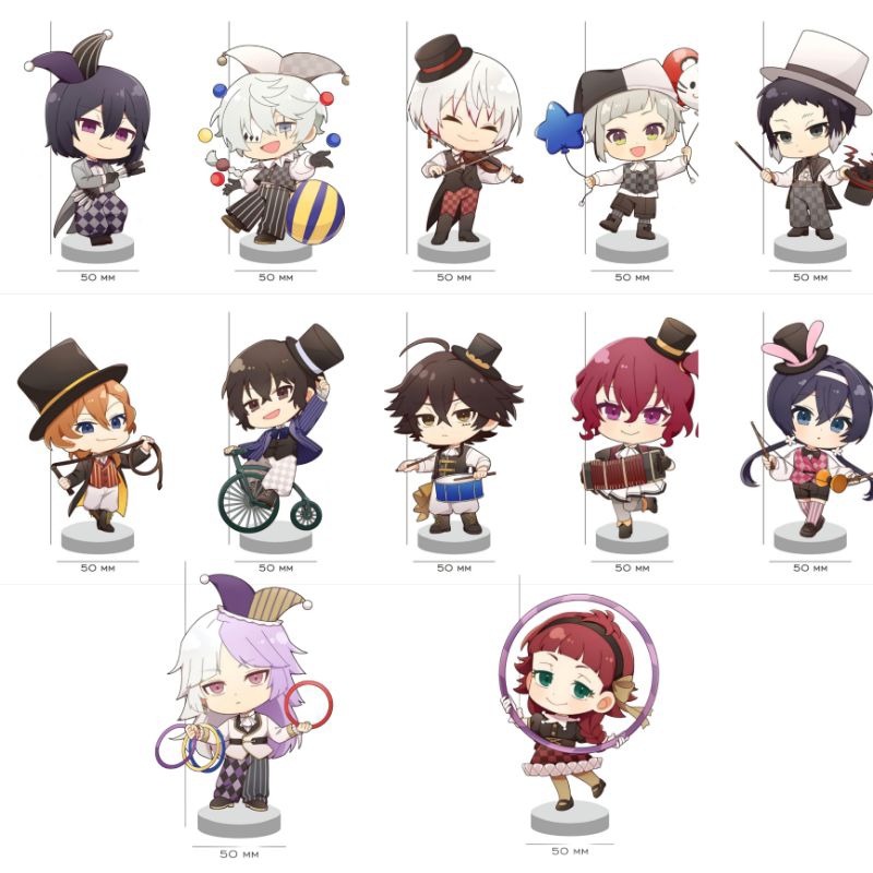 Bungou STRAY DOGS CB ACRYLIC STANDEE / รูปปั้นอนิเมะ BUNGOU สุนัขรุ่น CB