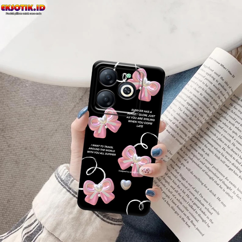 เคส Infinix Hot 40i - เคส Infinix Hot 40i - เคสแฟชั่น - Infinix Hot 40i Silicone - Cool and Cute Mot