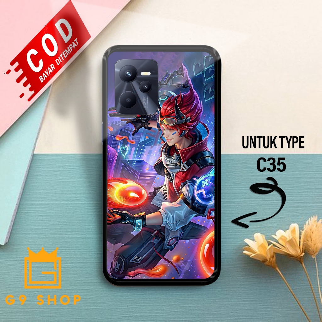 [gnine_case]case Realme c35-case Glossy-Protective )cas(ml)softcase hp-case hp-casing hp-silikon-sof