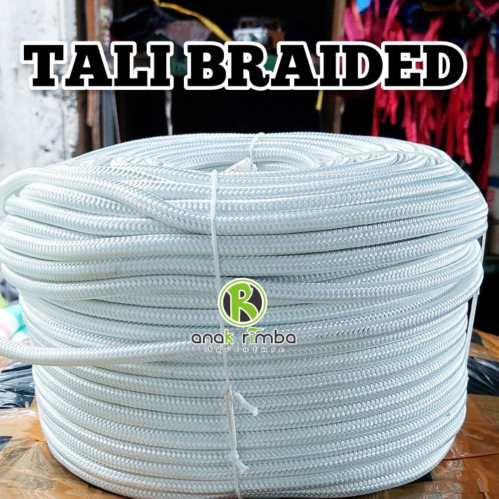 FLAG ROPE 10 MM NYLON BRAIDED ROPE ต่อเมตร