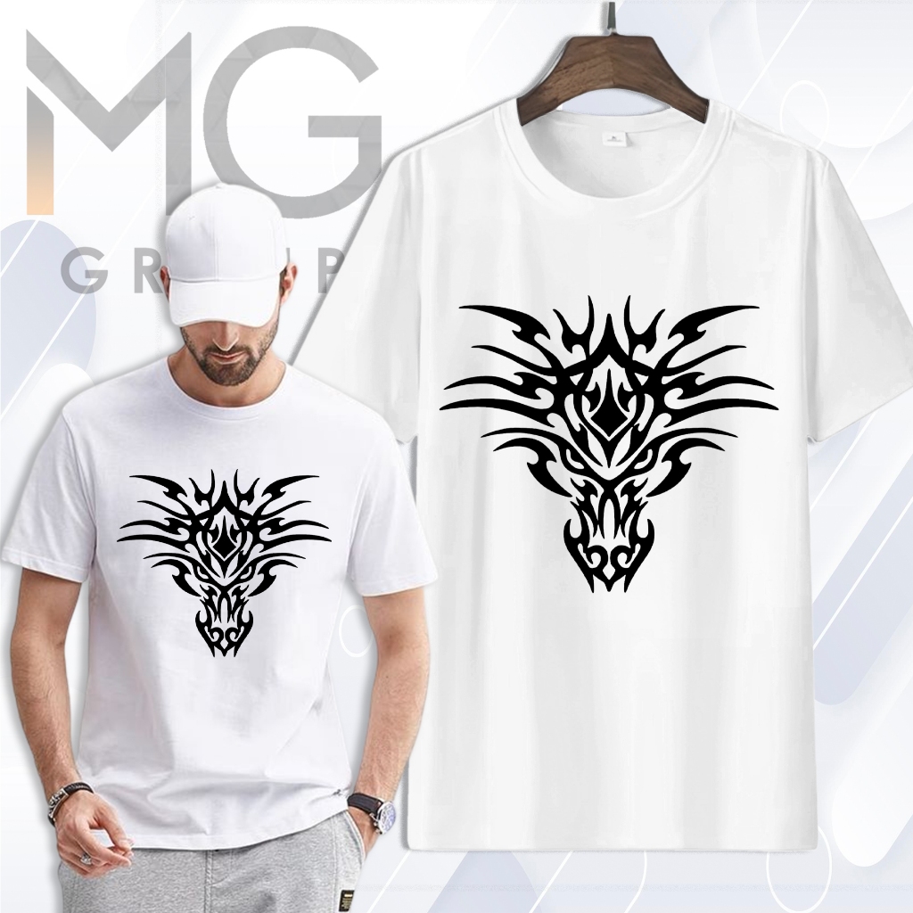 MG NAGA8-10 เสื้อยืดผ้าฝ้ายพรีเมี่ยมหวีสกรีน 24s