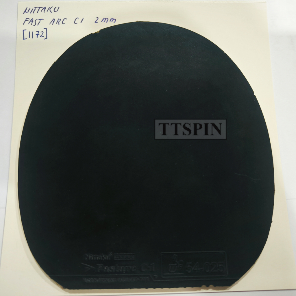 Nittaku Fastarc C1 - ยางปิงปอง Bet Bat Nitaku C1 Fastarc Rubber Table Tennis มือสอง Seken