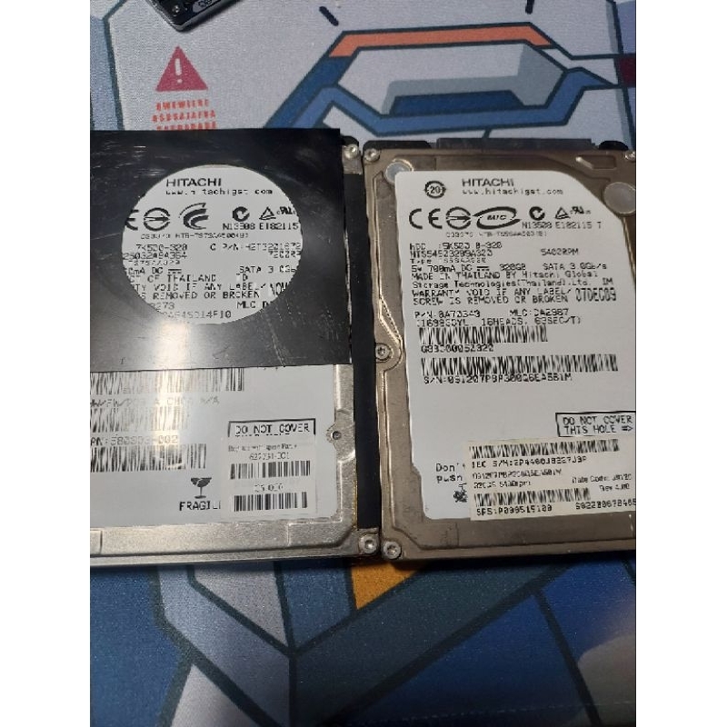320GB HITACHI HGST NORMAL SENTINEL LAPTOP HARD DISK 100 PERCENT