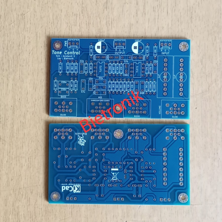 PCB Tone Control 3 หม้อสองชั้น