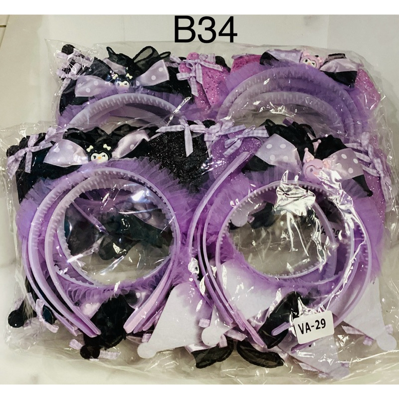 SANRIO DOZENS OF ABC, 8AB, B30AB, B31AB, B32AB, B33AB, B34AB ที่คาดผมหูซานริโอล่าสุด, ที่คาดผมสไตล์เ