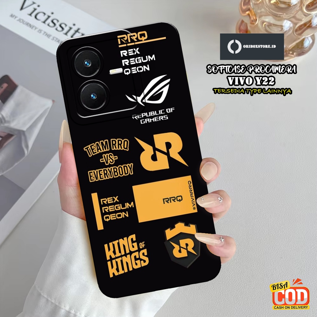 HP ล่าสุด VIVO Y22 Phone Case - Gamers Case Motif - เคส VIVO Y22 - เคส VIVO Y22 Phone Softcase - เคส