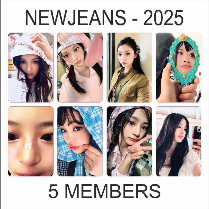 (CAN BE SOLD INDIVIDUNALY) NEWJEANS Season Greeting 2025 Photocard Kpop
