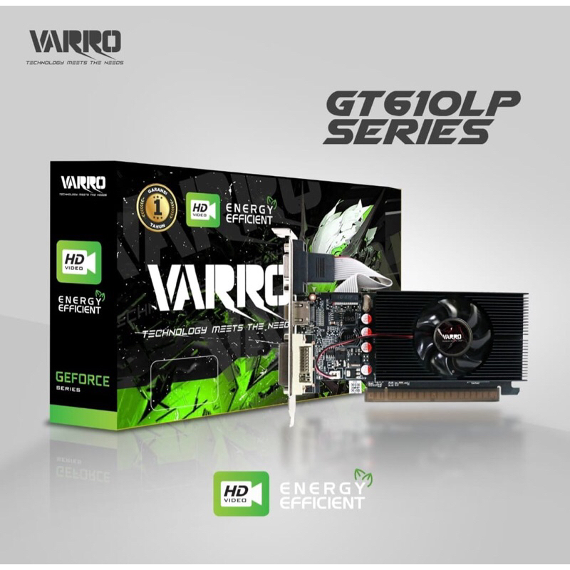 VGA VARRO GT610LP DDR3 2GB 64BIT