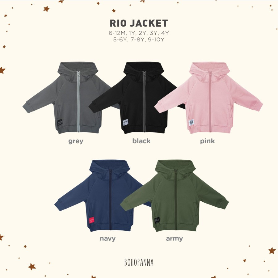 BOHOPNA - RIO JACKET - BOYS JACKET - เสื้อแจ็คเก็ตเด็กผู้หญิง