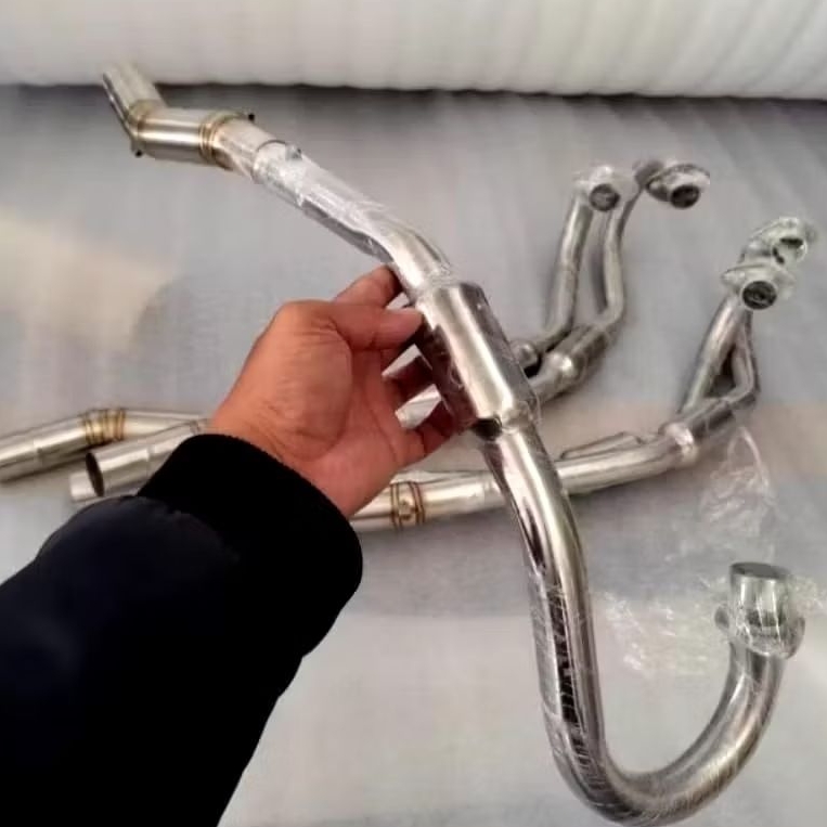 ข้องอใหญ่สแตนเลส คอท่อเข้า 38 มม. ksr110 ksr110 pro msx125