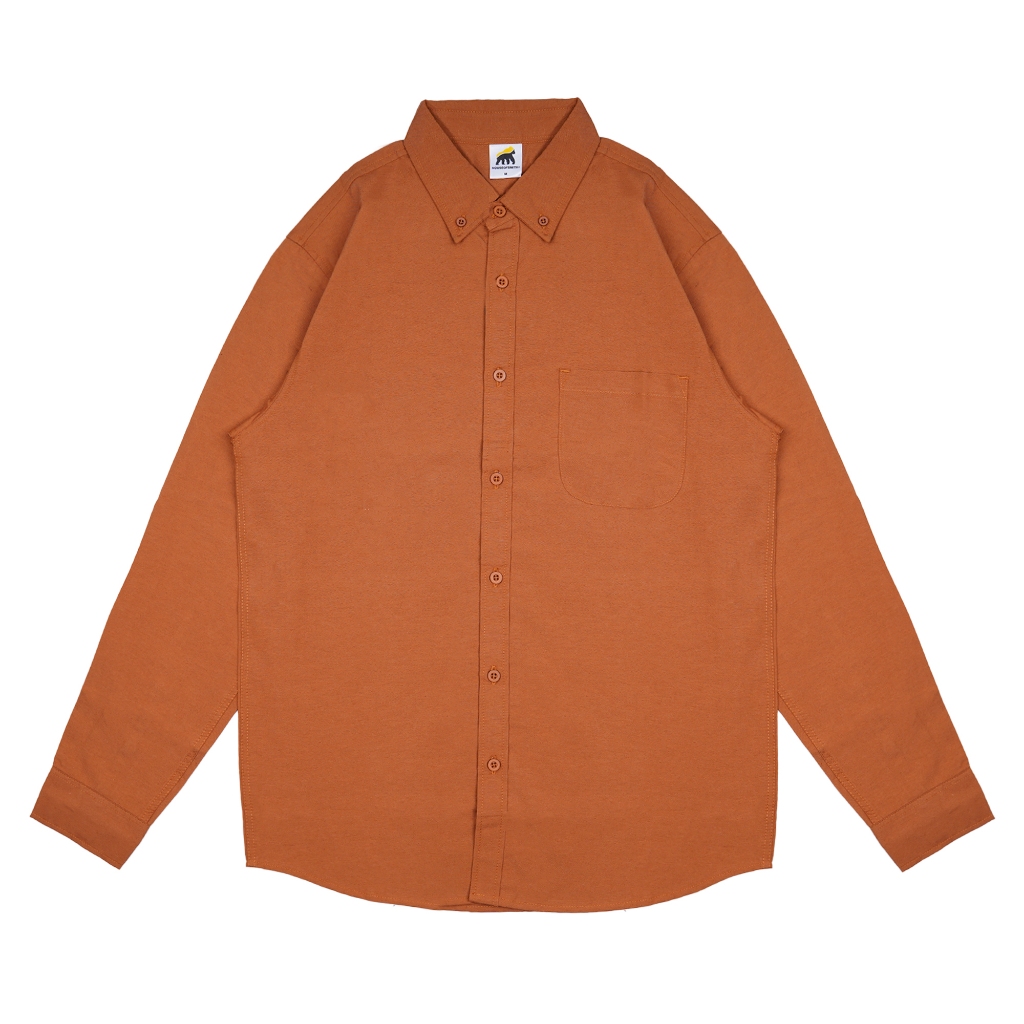 เสื้อเชิ้ตผู้ชาย KEMEJA House of Smith - Basic LS Camel 2 - เสื้อเชิ้ตตัวยาว