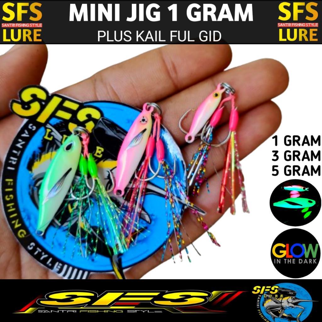 SFS MICRO JIG 1GRAM 3GRAM 5GRAM MICRO JIG 1 GRAM MICRO JIG 3 GRAM MICRO JIG 5 GRAM MICRO JIG ชุดโลหะ