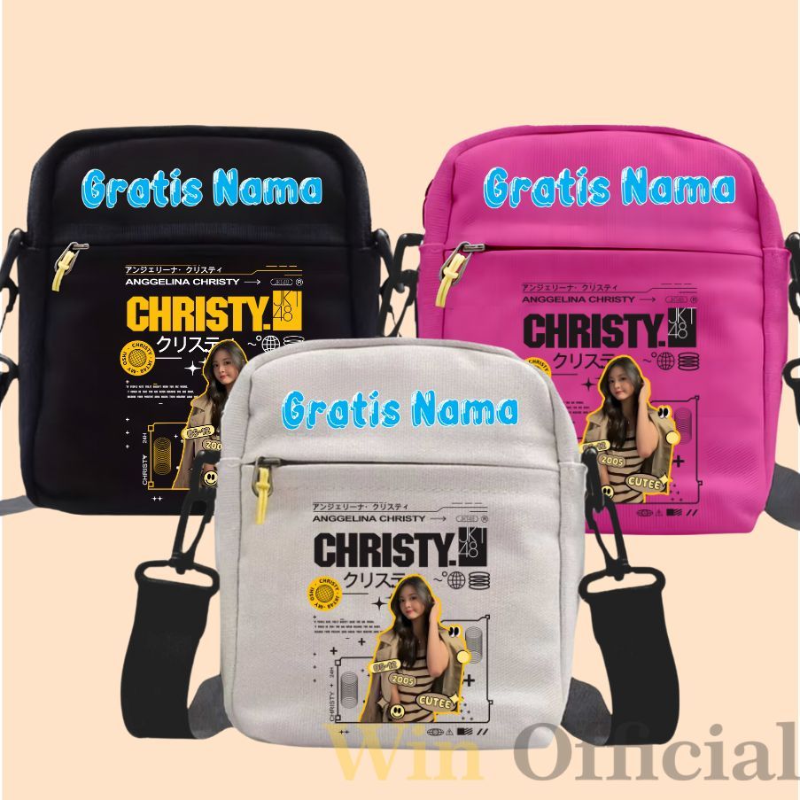 Jkt48 Christy School Sling Bag Jkt48 Christy Image JKT48 กระเป๋าสะพายอินเทรนด์