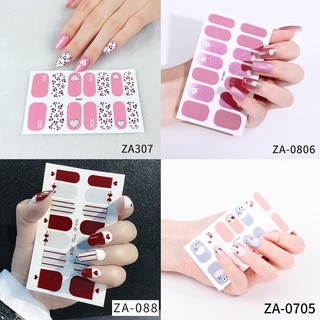 Stiker Kuku Nail Art Sticker Motif / Polos Stiker Kuku Murah Full Cover / Nail Art & Sticker Premium