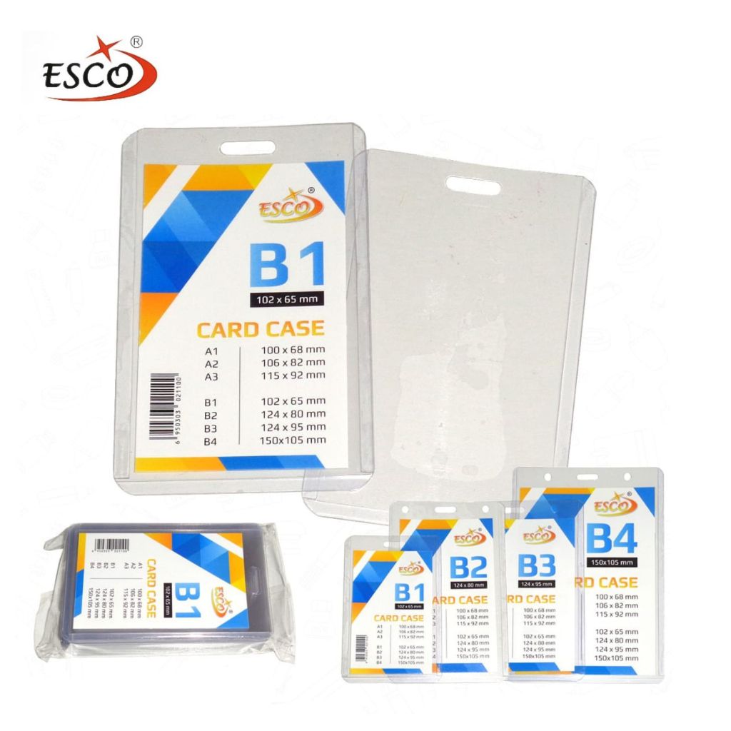 กล่องใส่การ์ด 1 แพ็ค / 20 ชิ้น ESCO B1 / B2 / B3 / B4