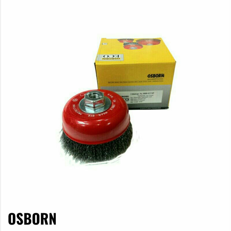 Osborn Cup Brush จีบลวดเหล็ก 5 (125) M14x2.0 -0.3-T33