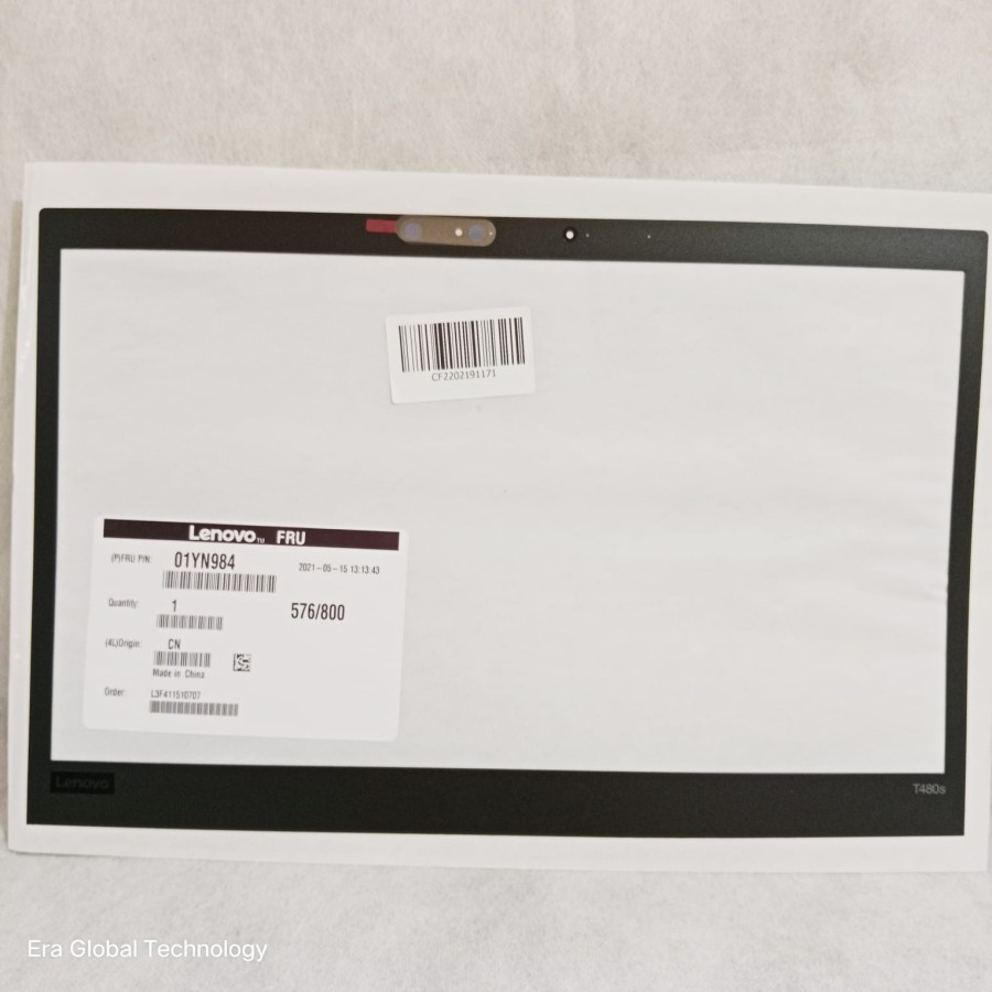 กรอบ LCD ด้านหน้า LCD Lenovo Thinkpad T480s