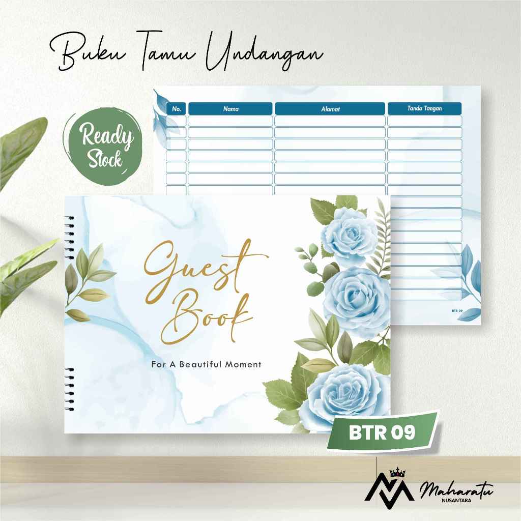 UNIQUE & AESTTHETIC WEDDING GUEST BOOK - BTR