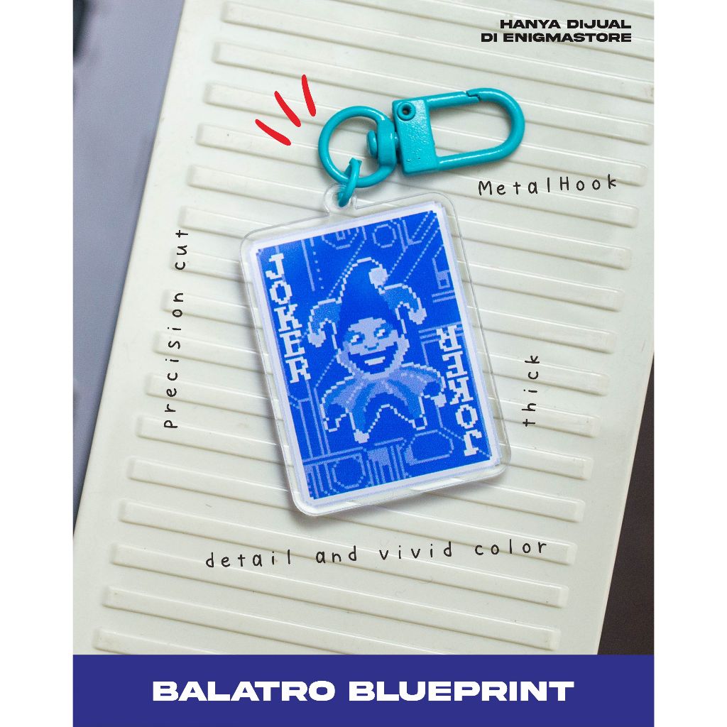 BLUEPRINT JOKER BALATRA KEYCHPRINT JOKER