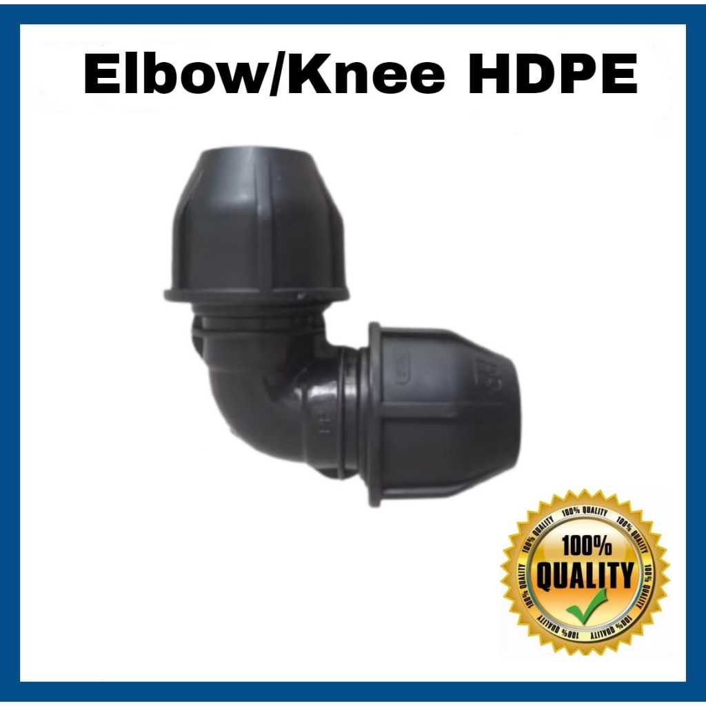 ข้องอ HDPE 1/2" นิ้ว เข่า HDPE 20 mm