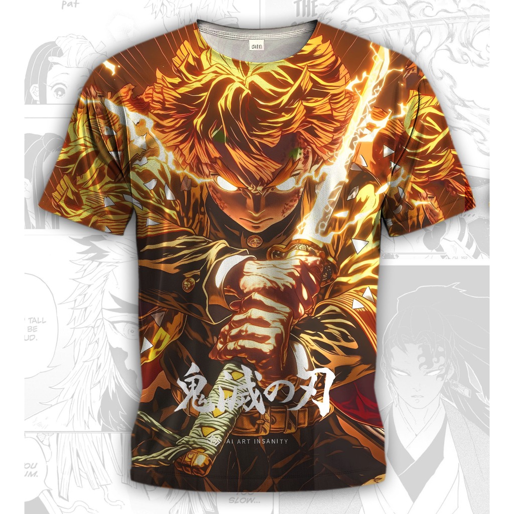 เสื้อยืด Demon Slayer - Zenitsu