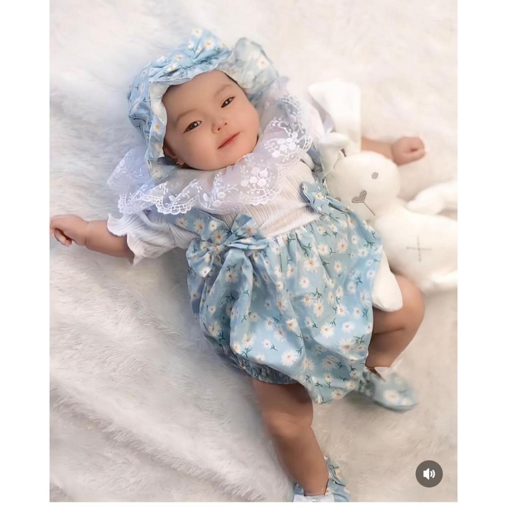 เสื้อผ้าจัมเปอร์ผ้าพันคอน่ารักรองเท้าแฟชั่นเด็กทารกหญิงหญิง si Lucubabyshop ICHIKA Aoki Bunny polka 