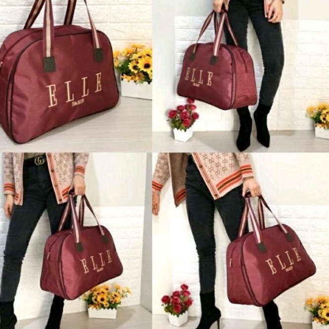 กระเป๋าเดินทางของผู้หญิง ELLE BAG ELLE ผู้หญิง TENTENG เสื้อผ้ากระเป๋าขนาดใหญ่กระเป๋า ELLE BAG