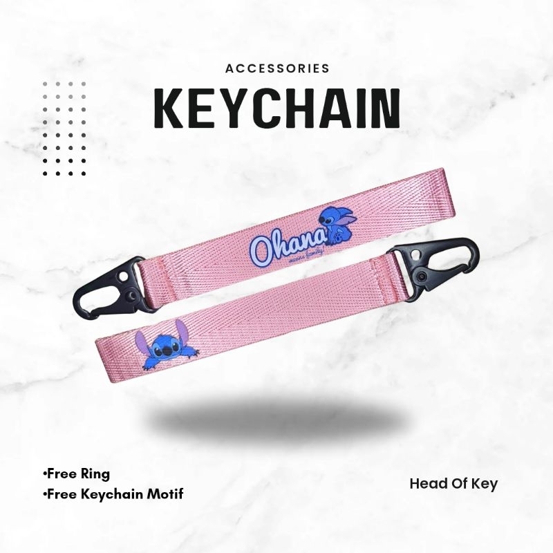 GANTUNGAN OHANA STICHT KEYCHAIN OHANA STICHT KEYCHAIN COOL AND MODERN