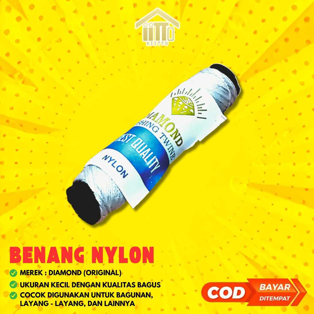 SMALL NYLON THREAD / WORKMANS THREAD / SMALL DIAMOND BUILDING THREAD / WHITE NYLON THREAD / SMALL WO