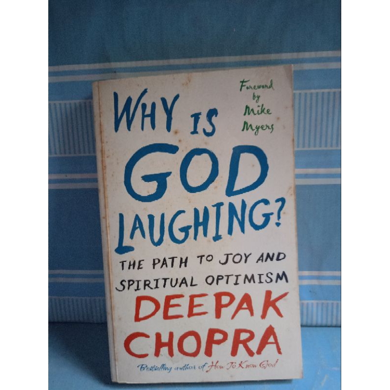 นําเข้า: WHY IS GOD LAUGHING! By Deepak Chopra
