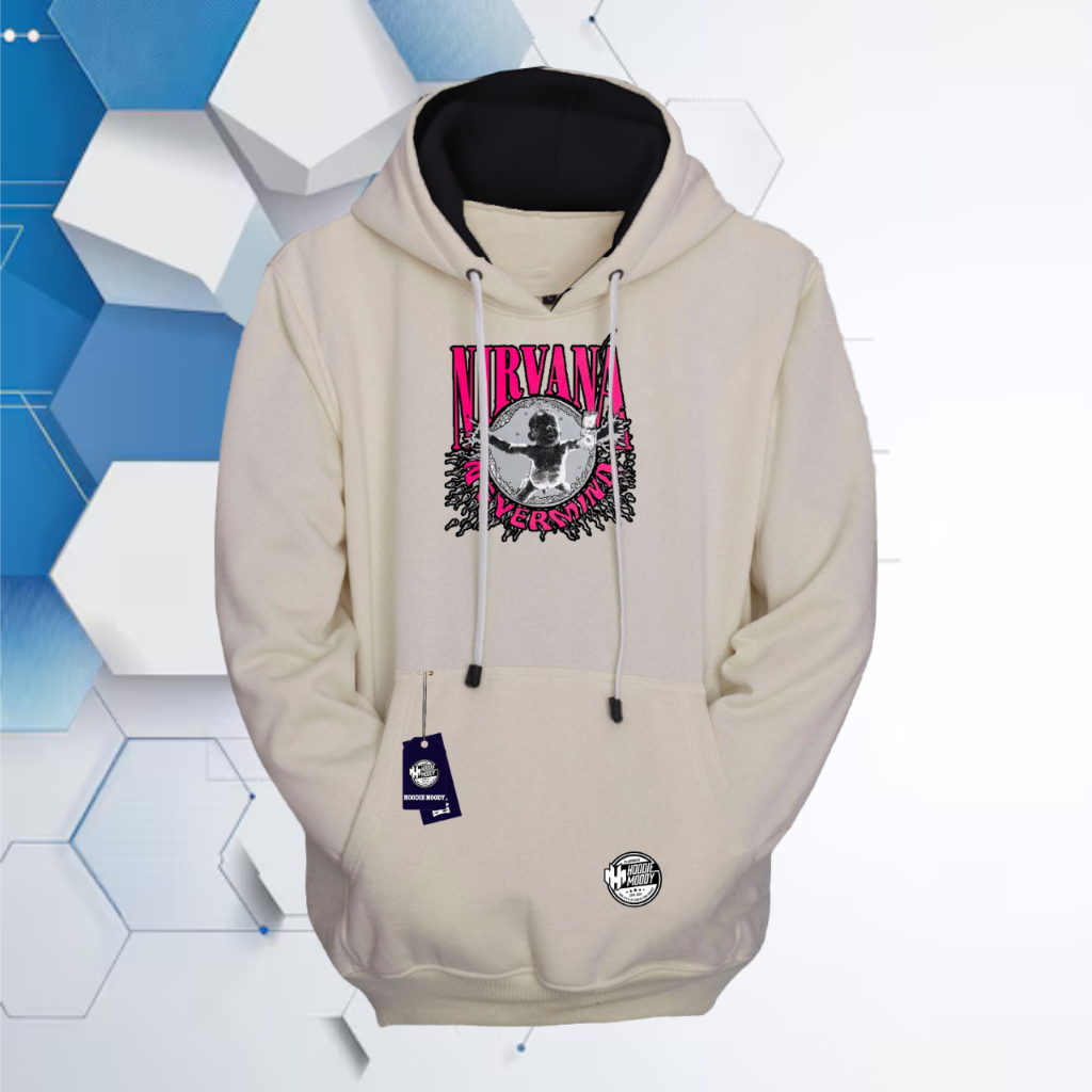 เสื้อกันหนาวผู้ชายล่าสุด 2025 อินเทรนด์ผู้ชาย Distro Hoodie nirvana nevermind Original Mens Hoodie เ