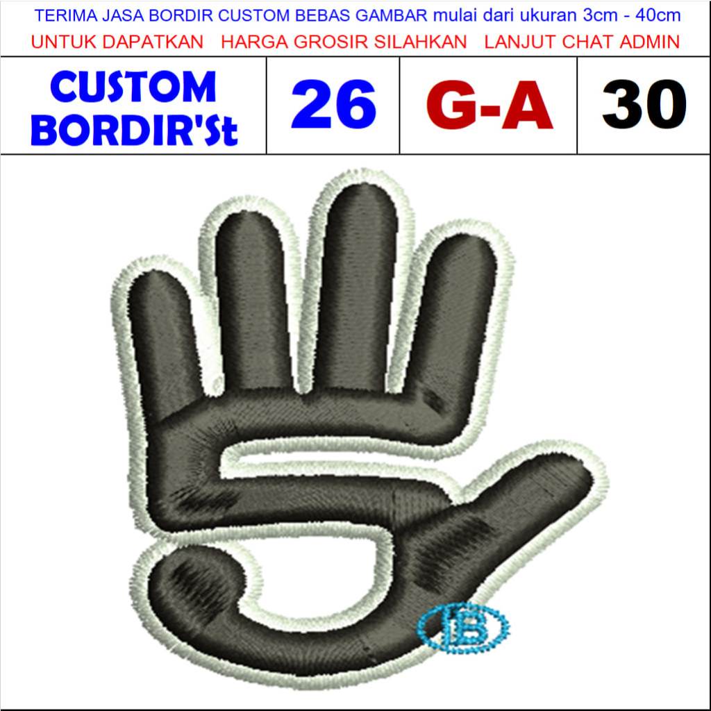 G-A30 GIMME 5 PRETTY LOGO EMBROIDERY PATCH - CUSTOM STESTIMONI EMBROIDERY