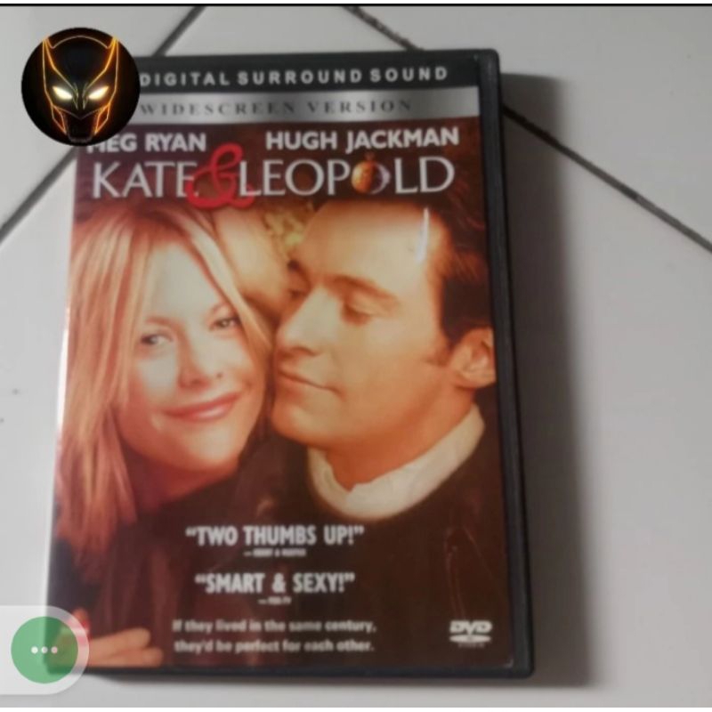 ดีวีดีต้นฉบับ Kate & Leopold feat Hugh Jackman อินโดนีเซียข้อความ