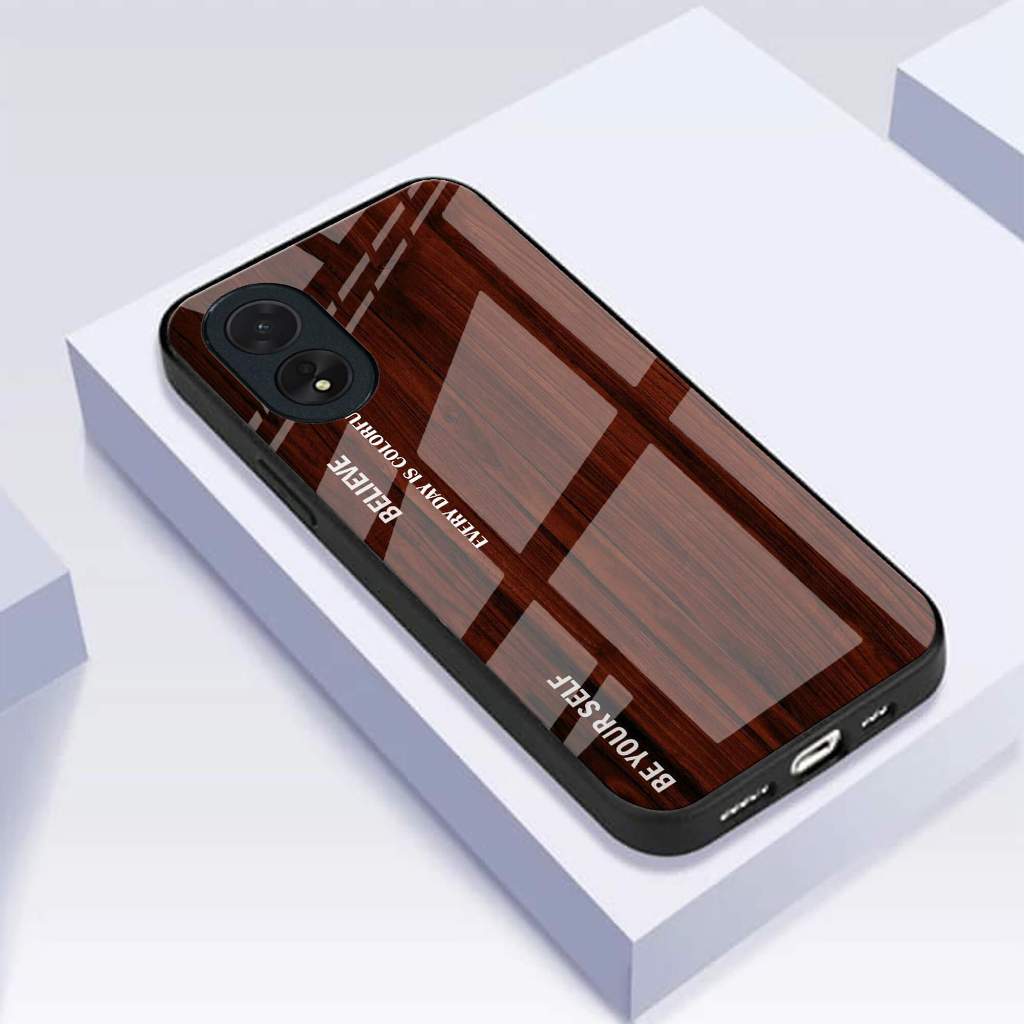 (J84) Softcase Glass OPPO A15 A1K A31 A8 A37 A39 A57 A3S A5 A9 A52 A92 A72 A53 A5S A12 A7 A11K A71 A