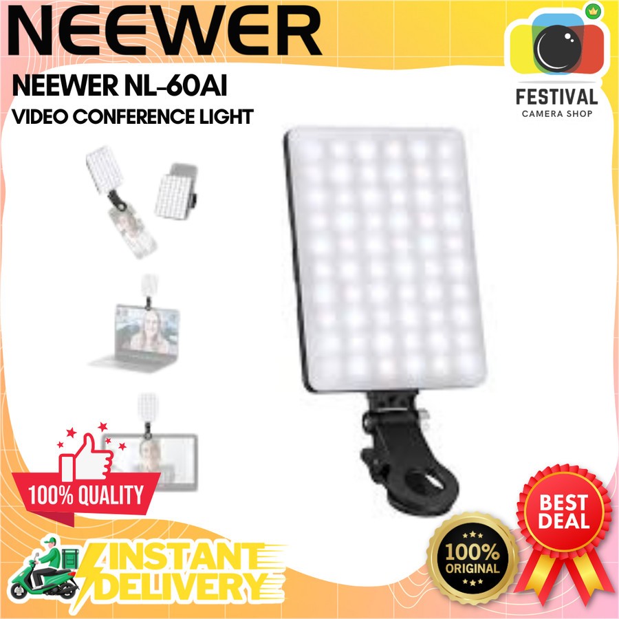 Neewer NL-60AI ไฟการประชุมทางวิดีโอ LED Neewer NL60AI