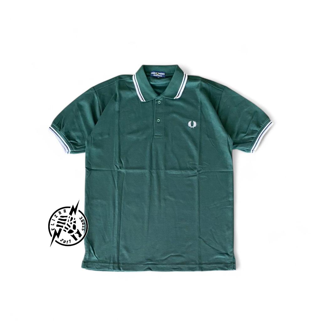 POLO Kaos เสื้อเชิ้ตผู้ชาย Basic Tops เสื้อยืดคอปกผู้ชายแขนสั้นแบรนด์คุณภาพพรีเมี่ยม FP BAG1